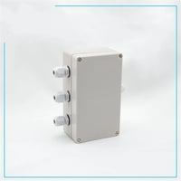 Xusx111 - 2 Paquetes De 1 Pulgada A 3 Caja De Unión Eléctrica De Salida W Conector De Terminal Glándula 158 X 90 X 60 Mm Plastico Impermeable Gris A Prueba De Polvo Caja Del Proyecto Eléctrico