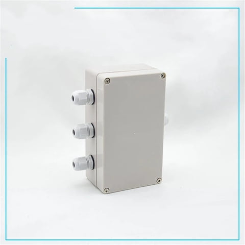 Xusx111 - 2 Paquetes De 1 Pulgada A 3 Caja De Unión Eléctrica De Salida W Conector De Terminal Glándula 158 X 90 X 60 Mm Plastico Impermeable Gris A Prueba De Polvo Caja Del Proyecto Eléctrico