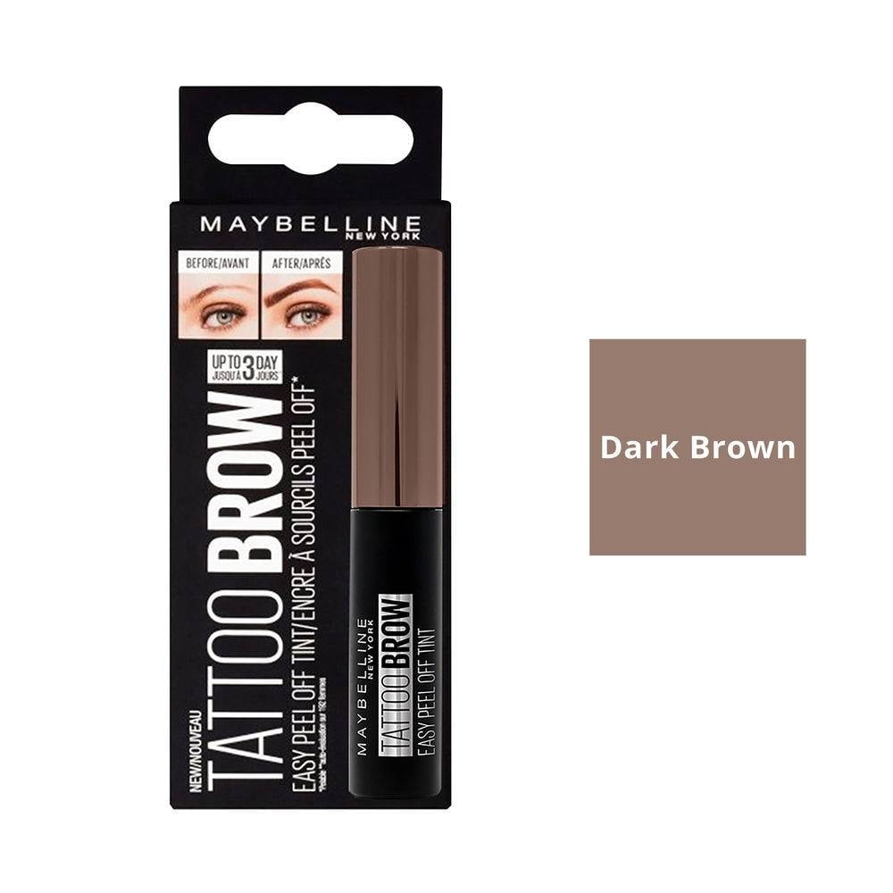 Tinta Para Cejas Peel Off Tattoo Brow 3 Dark Brown Maybelline