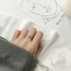 thumbnail image 2 of 1pc Heart Ring for Men - Trendy and Stylish Hollow Out Design for Daily Wear and Gift Giving - Perfect Birthday or Holiday Gift for Boyfriends, 2 of 5