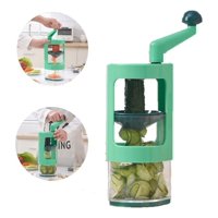 Genérico - Rallador Rotatorio Multifuncional Manual Verduras Y Frutas