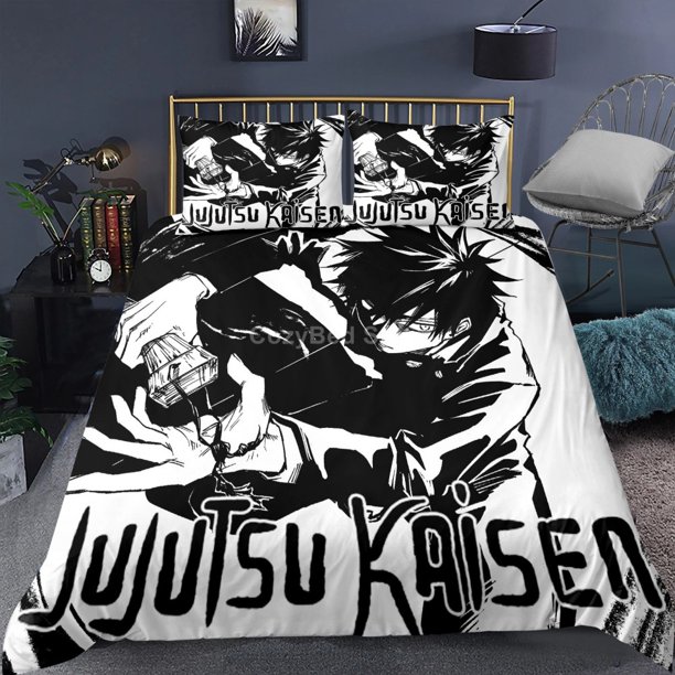 Jujutsu Kaisen Bedding Set Japan Famous Anime Duvet Cover Sets Comforter Bed Linen Twin Single Size Dropshipping Gift Bed Sheets