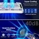 thumbnail image 5 of Estación de Carga para PS5/PSVR2 con Ventilador de Refrigeración y Organizador de Accesorios, Cargador de Controladores de Juego, Base de Carga, Soporte para Accesorios y Soporte para Auriculares, 5 of 7
