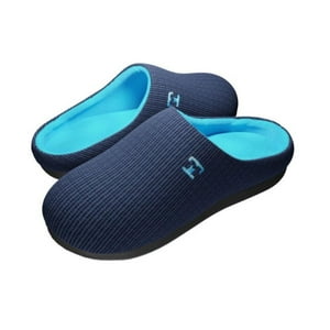 Pantuflas De Espuma Viscoelástica Therafly Marca Theramart Azul M