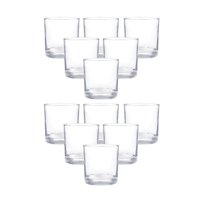 Set 12 Vasos Lexington Bajos 311Ml Cristar Elegante Vidrio