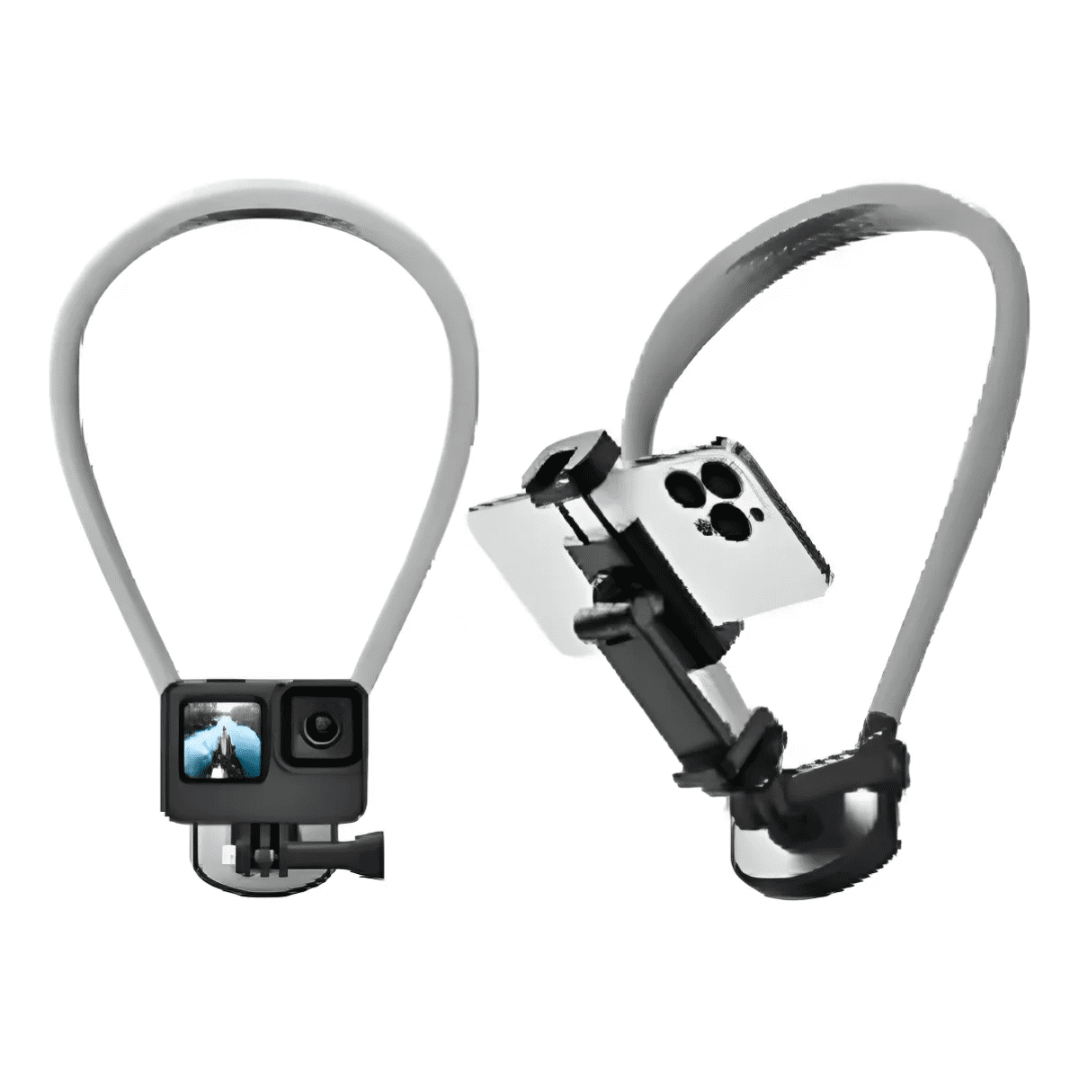 Genérico - Soporte De Cuello Para Cámaras Celular Grabación Videos