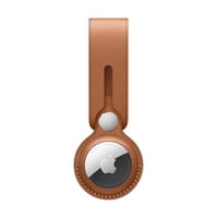 Funda Para Airtag De Apple Con Correa De Cuero Marrón Silla