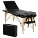 thumbnail image 2 of Camilla De Masajes Plegable 3 Cuerpos Deluxe Madera - Negra, 2 of 4