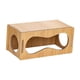 thumbnail image 2 of Túnel de hámster tubería de madera: conejillos de indias de túneles de túneles divertidos suministros para mascotas de carreras accesorios de jaula de 22x11x10cm, 2 of 5