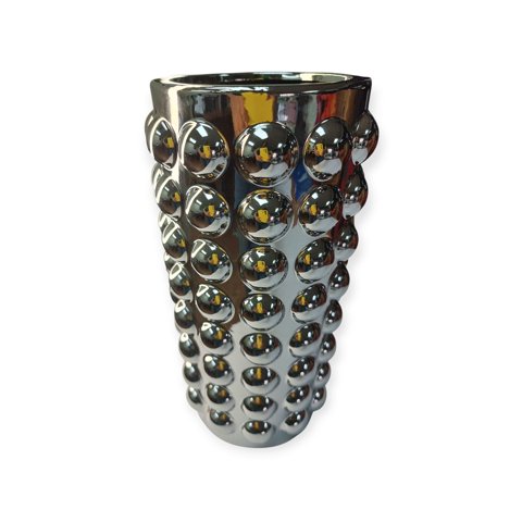 Mc Group - Jarron De Ceramica Con Burbujas Florero Decorativo