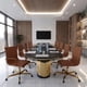 thumbnail image 3 of Silla de oficina LeisureMod Harris, moderna y ergonómica con respaldo alto, 3 of 6