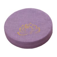 Magideal - Cojín De Meditación Redondo Con Cremallera Cojín De Asiento Cojín De Suelo Tradicional Lavable De 16 ""De Diámetro Para Dormitorio Oración Interior , Violeta Claro 10Cm