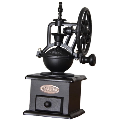 Bothyi - Molino De Grano Portátil Con Rueda De Molino De Viento, Duradero, Vintage, Para Camping, Oficina, Picnic