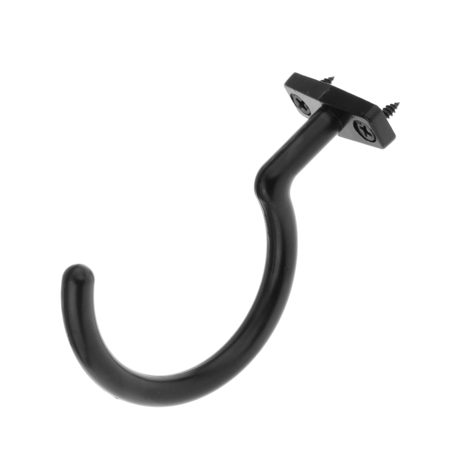 Magideal - Gancho Metálico Para Taco De Billar, Soporte Para Barra De Puente Y Soporte Para Bolas Con 2 Tornillos De Montaje, Ganchos Para Barra De Puente Y Sopo