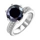 thumbnail image 1 of Anillos de Boda de Moissanita de 5 Uds para Mujer Corte Redondo Color D VVS1 Anillos de Diamante de Plata Esterlina 925 Anillos de Compromiso de Moissanita con Certificado, 1 of 9