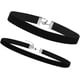 thumbnail image 2 of Collar de mujer, collar de cuero negro, conjunto de collar elástico de 2 piezas, collar de cinta negra, joyería novedosa para damas y niñas., 2 of 7