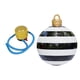 thumbnail image 3 of Bola Inflable De Navidad, Accesorios De 20 Pulgadas, Bola De Navidad Para Exteriores, Festival, Jardín, Rayas Blancas Y Negras, 3 of 5