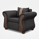 thumbnail image 3 of Sillón 1 cuerpo Marsella Negro, 3 of 5