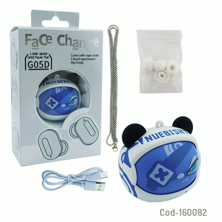 Genérico - Audífonos Tws Bt G05d Cadena Animal Type-c