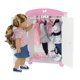 thumbnail image 3 of Armario de madera Emily Rose Doll de 18 pulgadas con perchas de Furniture, 3 of 9