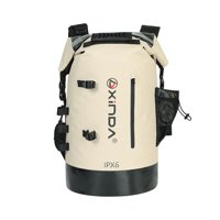 Ioensy - Bolsa Seca Impermeable Con Tapa Enrollable Portátil Para Acampar Actividades Al Aire Libre Natación 30L Caqui