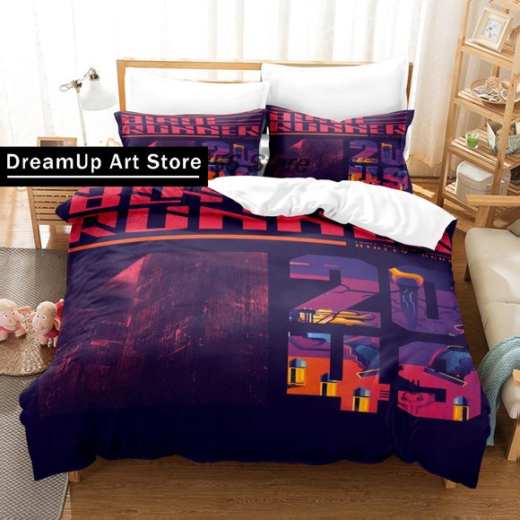 Blade Runner Bedding Set Quilt Cover Bed Cover with Pillowcase Boys Adult Home Textile