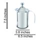 thumbnail image 4 of Espumador de leche Cuisinox con bomba manual de acero inoxidable 800 ml, 4 of 4