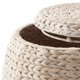 thumbnail image 5 of Cesta Redonda Casafield 44 cm Blanco Lavado de Jacinto de Agua, 5 of 7