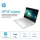 thumbnail image 2 of Laptop HP de 14 pulgadas para estudiantes y negocios, Intel N150, 4 GB de RAM, 384 GB, 2 of 8