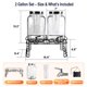 thumbnail image 2 of Dispensador de bebidas JOFUYU de 2 galones x 2 con soporte de vidrio, 2 of 7