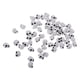 thumbnail image 3 of 100 piezas de espaciador en forma de cuentas sueltas espaciador cuentas decorativas de bricolaje blanco negro, 3 of 5
