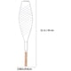 thumbnail image 3 of 4pcs Fish Grill Basket, Folding Portable Stainless Steel Barbecue BBQ Grill Basket For Meat, Steak, Shrimp, Vegetables, 3 of 4