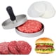thumbnail image 3 of Prensa para hamburguesas con 100 hojas de papel antiadherente, molde para hamburguesas, para carne, ternera, queso, verduras, parrilla, barbacoa, 3 of 6