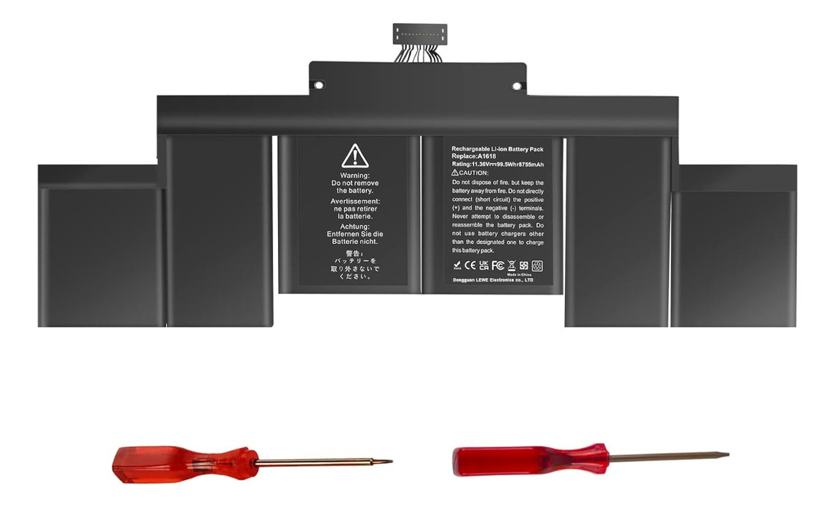 Genérico - Batería A1494 A1618 Para Macbook Pro Retina 15 A1398 Nueva