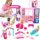thumbnail image 1 of Doll House Style Shine, portátil y plegable, con más de 60 unidades y 2 muñecas, 1 of 6