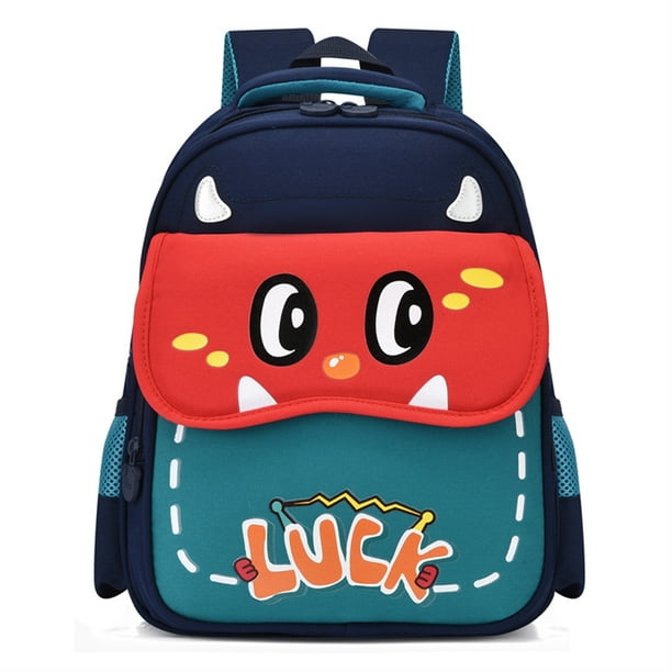 Little Girls Boys Schoolbag With Protective Spine Burden Relieving Schoolbag For Kindergarten Children's Lightweight Backpack