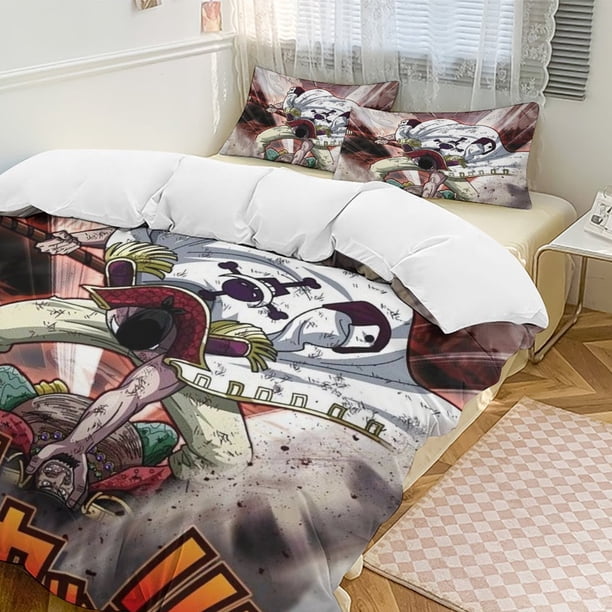 Edward Newgate Bed Duvet Cover Funny Anime Cartoon Bedding Sets Lightweight 3 Piece Comforter Sets