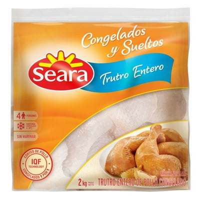 Pollo Trutro Entero Congelado 2 Kg Seara