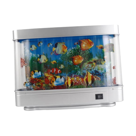 Lámpara De Humor Para Acuario, Vistas En Movimiento, Lámpara De Paisaje Tropical Artificial Para El Hogar