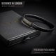 thumbnail image 4 of Pulsera LUXAR de Cuero Negra para Hombre – Talla Media, 4 of 8