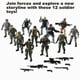thumbnail image 2 of Figuras De Acción Toy Soldiers Del Ejército Estadounidense Y Del Equipo Swat 12 Unidades, 2 of 9