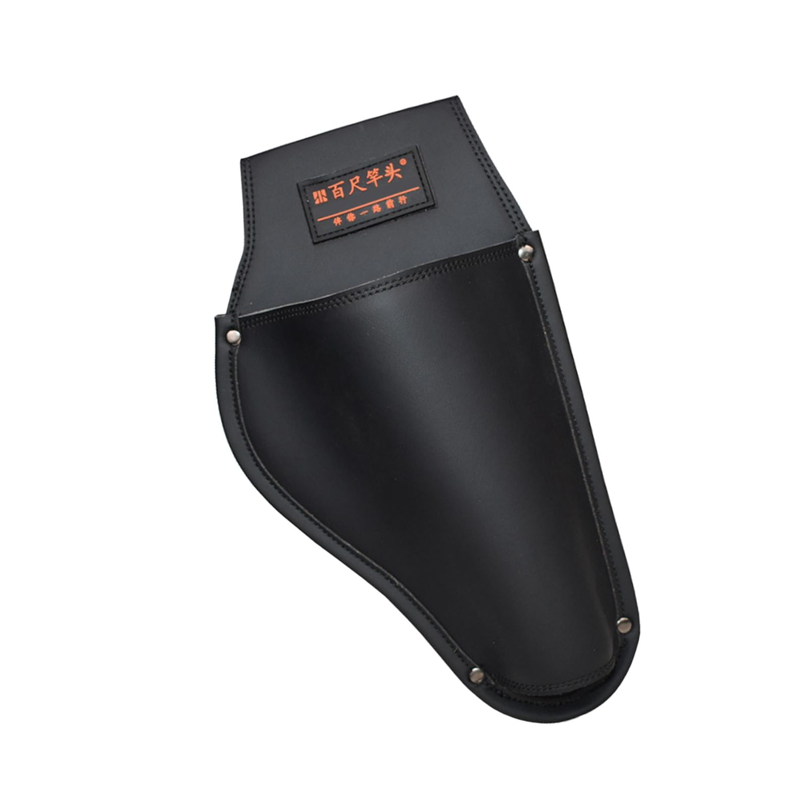 Magideal - Bolsa De Tijeras De De Cuero De Pu Fundas De Herramientas Funda De Podadora Portátil Compacta Para Herramientas De Corte De Cizalla De Plantas E Negro