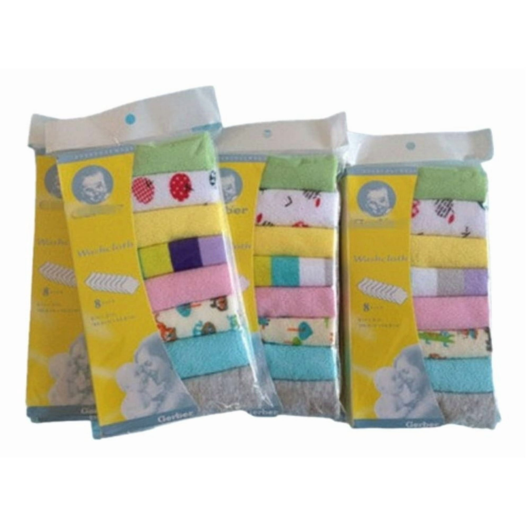 Genérico - 4 Pack De Set De Toallitas De Algodón Para Bebe Lau