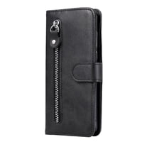 Gangxun - Funda Con Cremallera Para Samsung Galaxy S21 Plus 5G, Carcasa Cartera De Cuero Pu Con Soporte Y Tarjetero