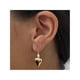 thumbnail image 2 of Aros Corazon Y Perla Colgantes Acero Color Dorado, 2 of 2