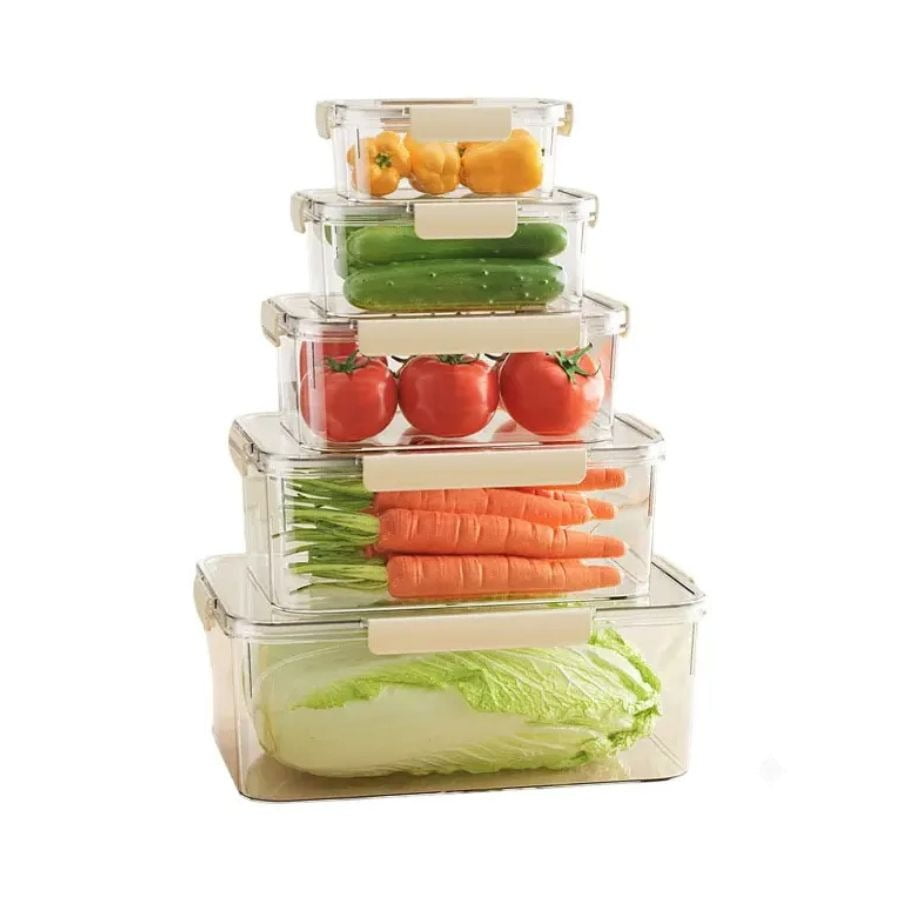 Zi Store - Set Recipientes Herméticos Fresh Easy Organizador Verduras