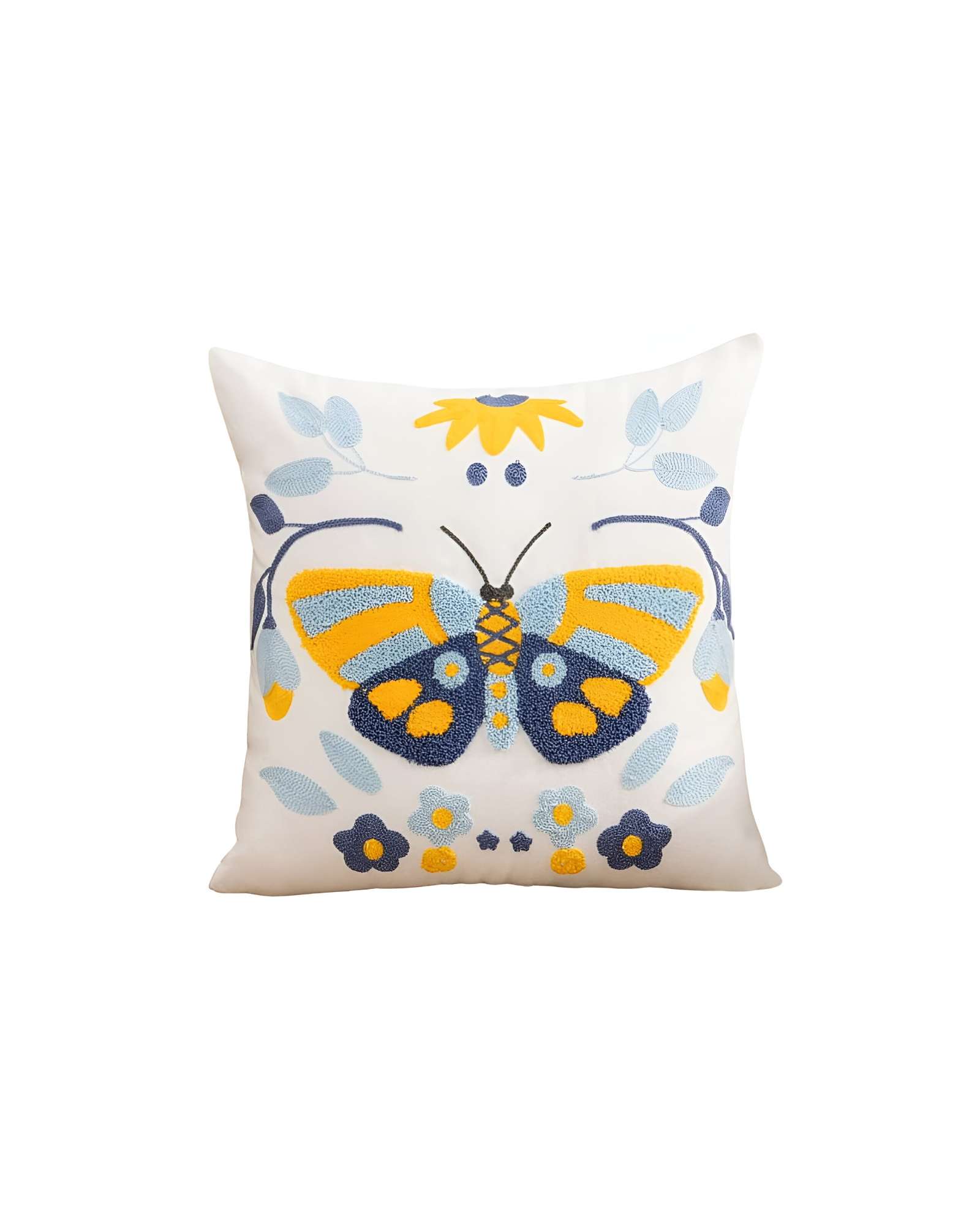 Genérico - Juego De 4 Fundas Bordadas 45X45 F59