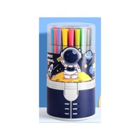 Genérico - Pack 48 Lapices Boligrafos De Colores Azul Astronauta Kawaii