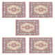 thumbnail image 1 of 5 Alfombras Para Casa De Muñecas, Escala 1:12, Muebles De Juguete, Decoración Hecha A Mano, Alfombra Roja Y Blanca, 1 of 3