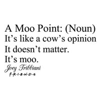 Rienda Libre Graphics - Decomural A Moo Point Joey Friends Ws-43959